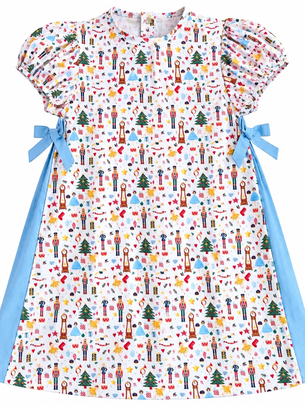 James & Lottie Girls Nutcracker Christmas Dress – Size 6 – 100% Cotton